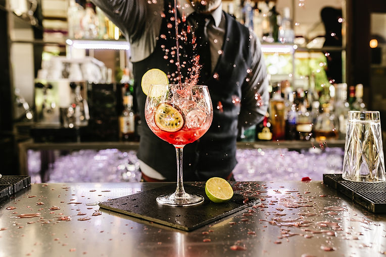 Bartender Pouring Cocktail