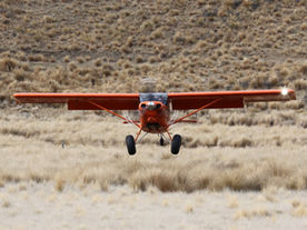 Tail-low Wheel Landing