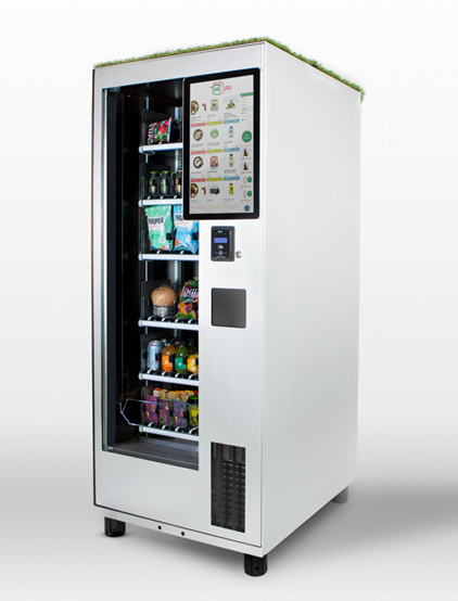 Healthy vending machines in London, UK