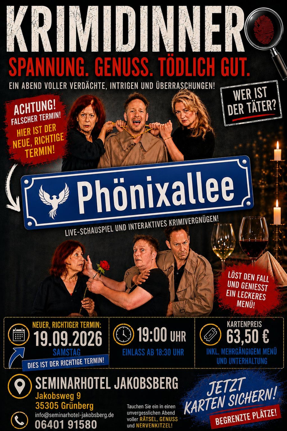 Krimidinner mit der Phönixallee
