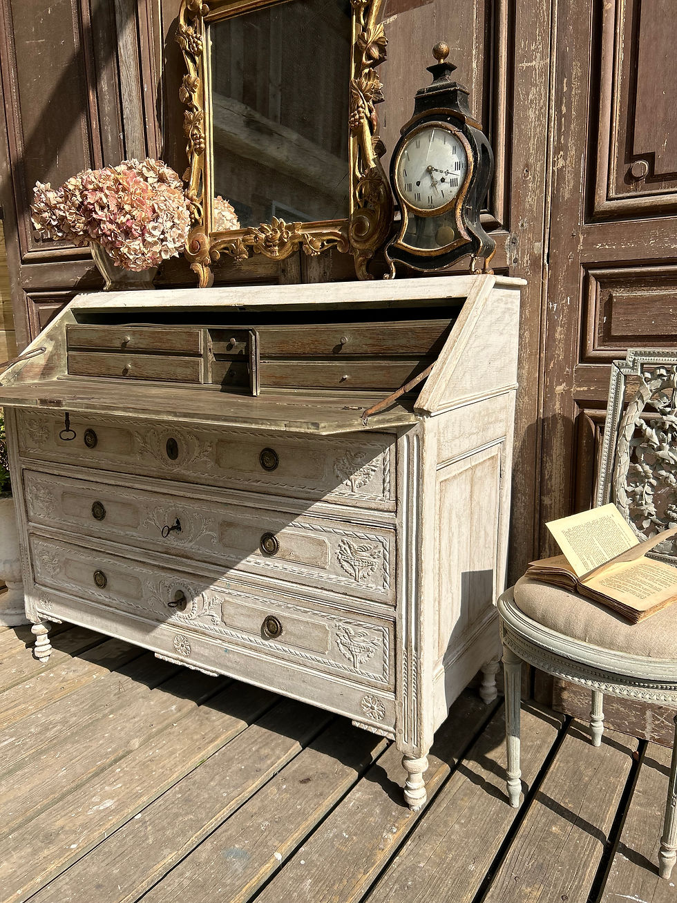 Miniature : Scriban liégeois époque Louis XVI