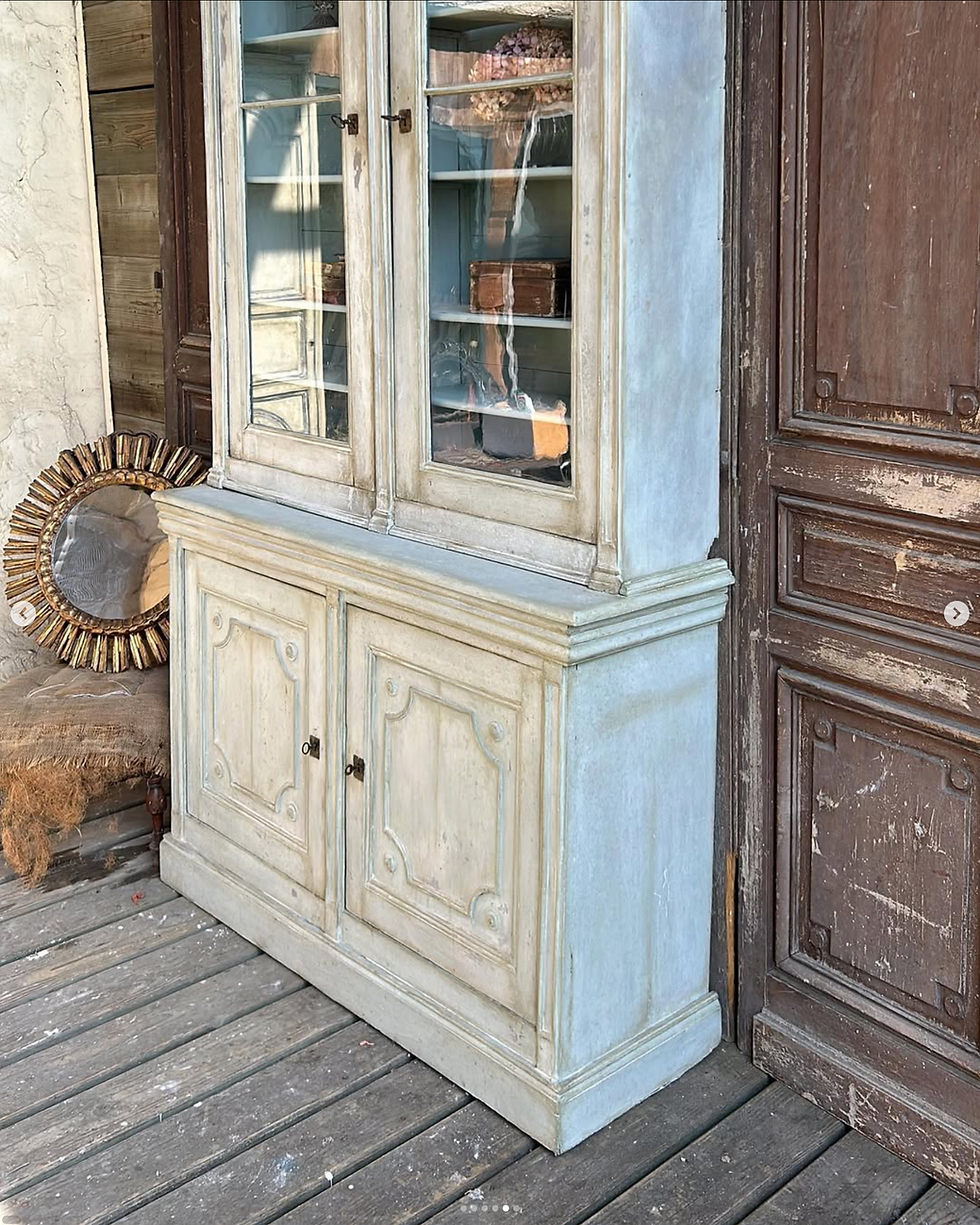 Miniature : Bibliothèque/vitrine/ vaisselier XIXème