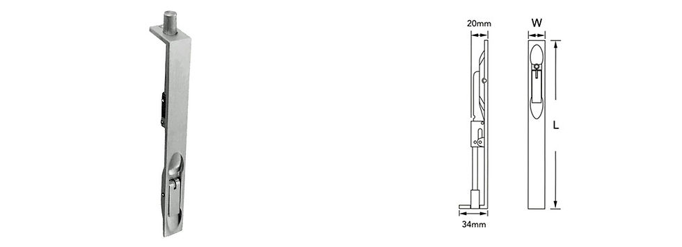 Wooden Door Flush Bolt