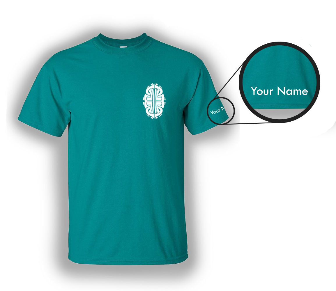 Teal Personalized Brennan-Lucey T-Shirt - Pick Up or Shipping
