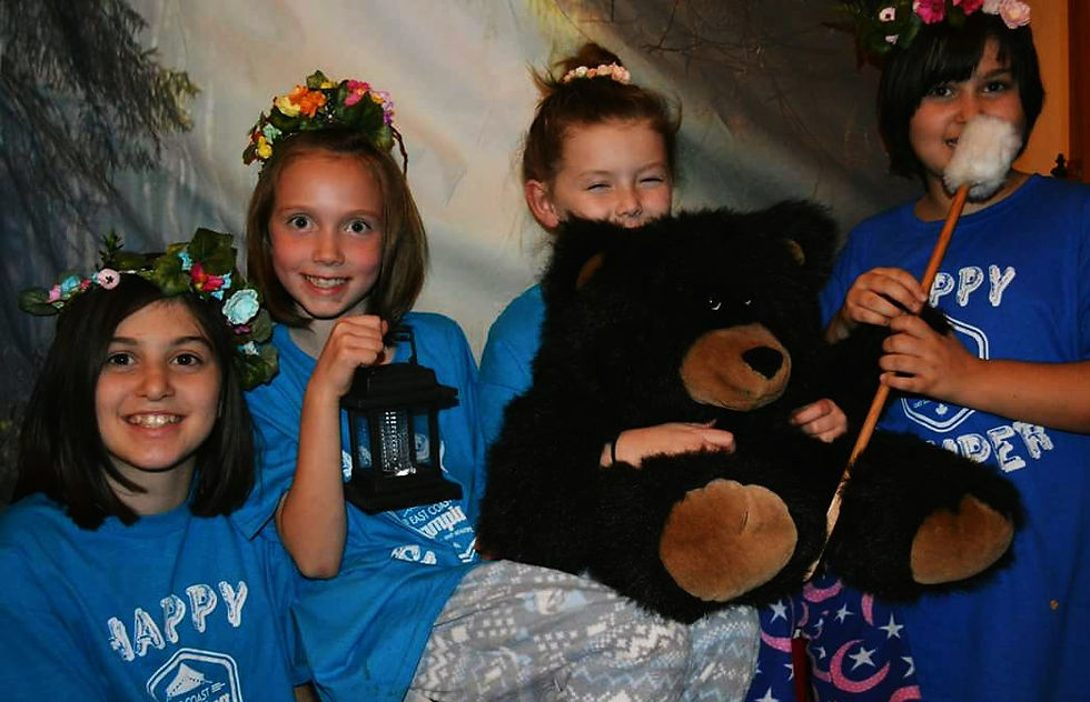 Camping parties for 4 to 8 people