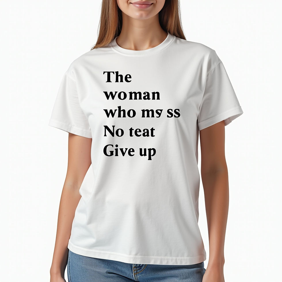 Camiseta Mensaje Poderoso