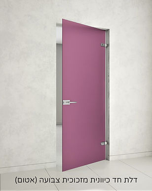 דלת זכוכית מחיר