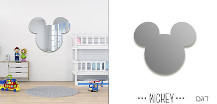 מראה מעוצבת לחדר ילדים