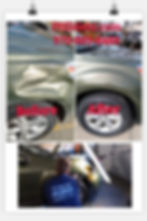 Huge dent repair