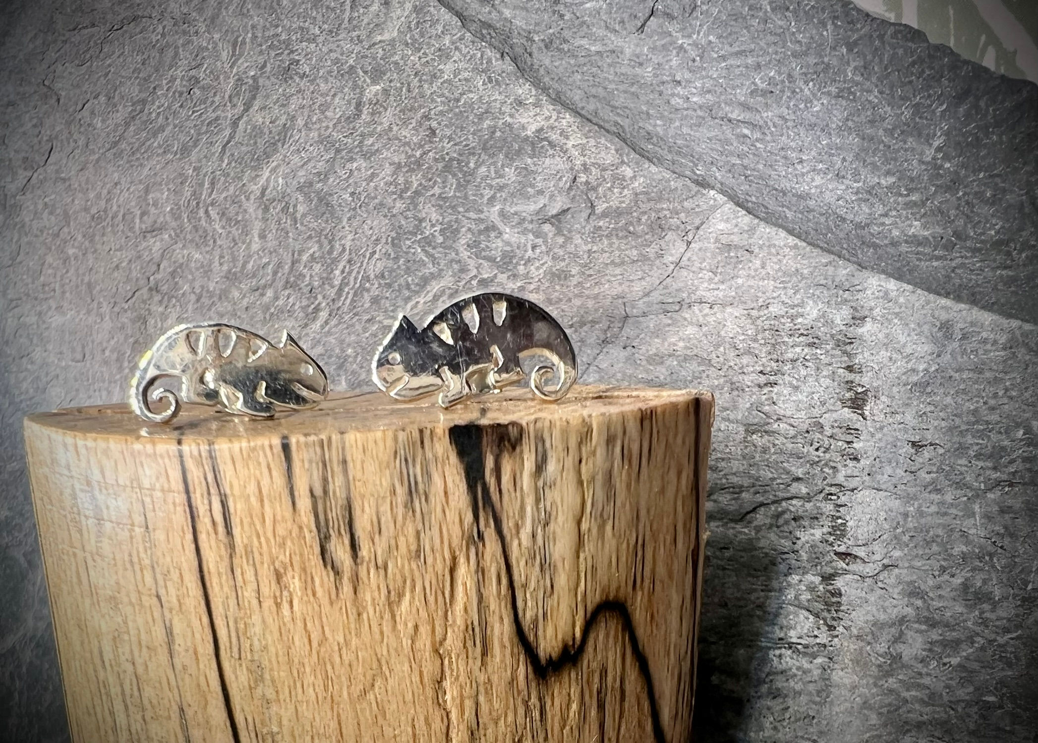 Karma Chameleon stud earrings