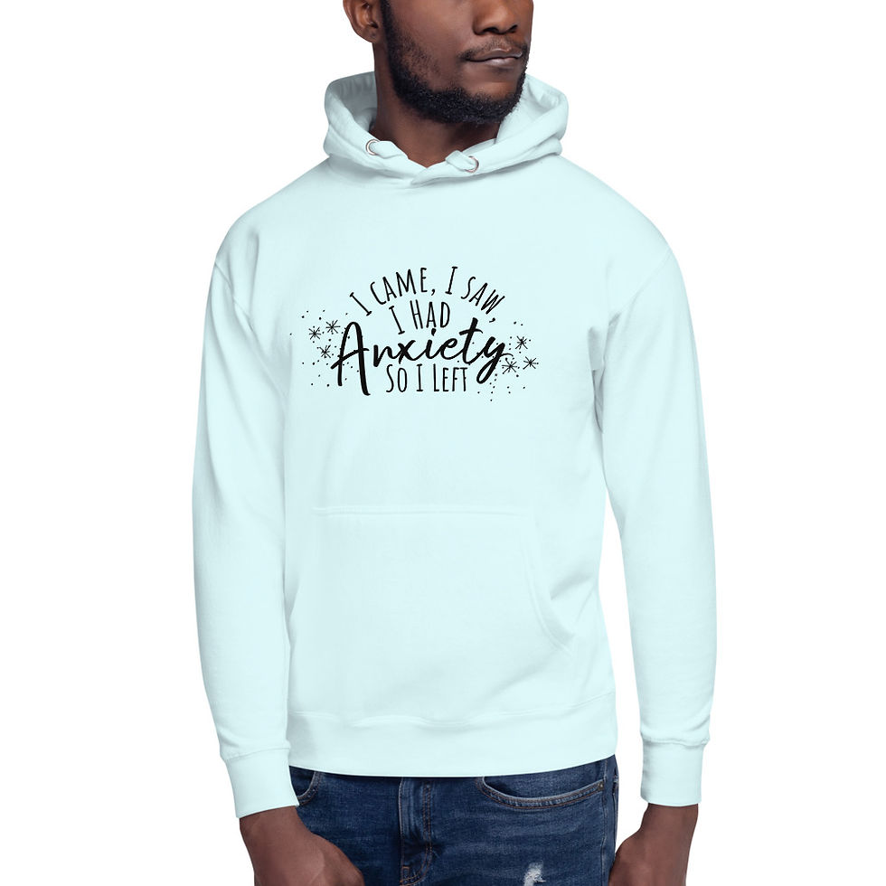 Thumbnail: "Anxiety" Light Scheme Unisex Hoodie