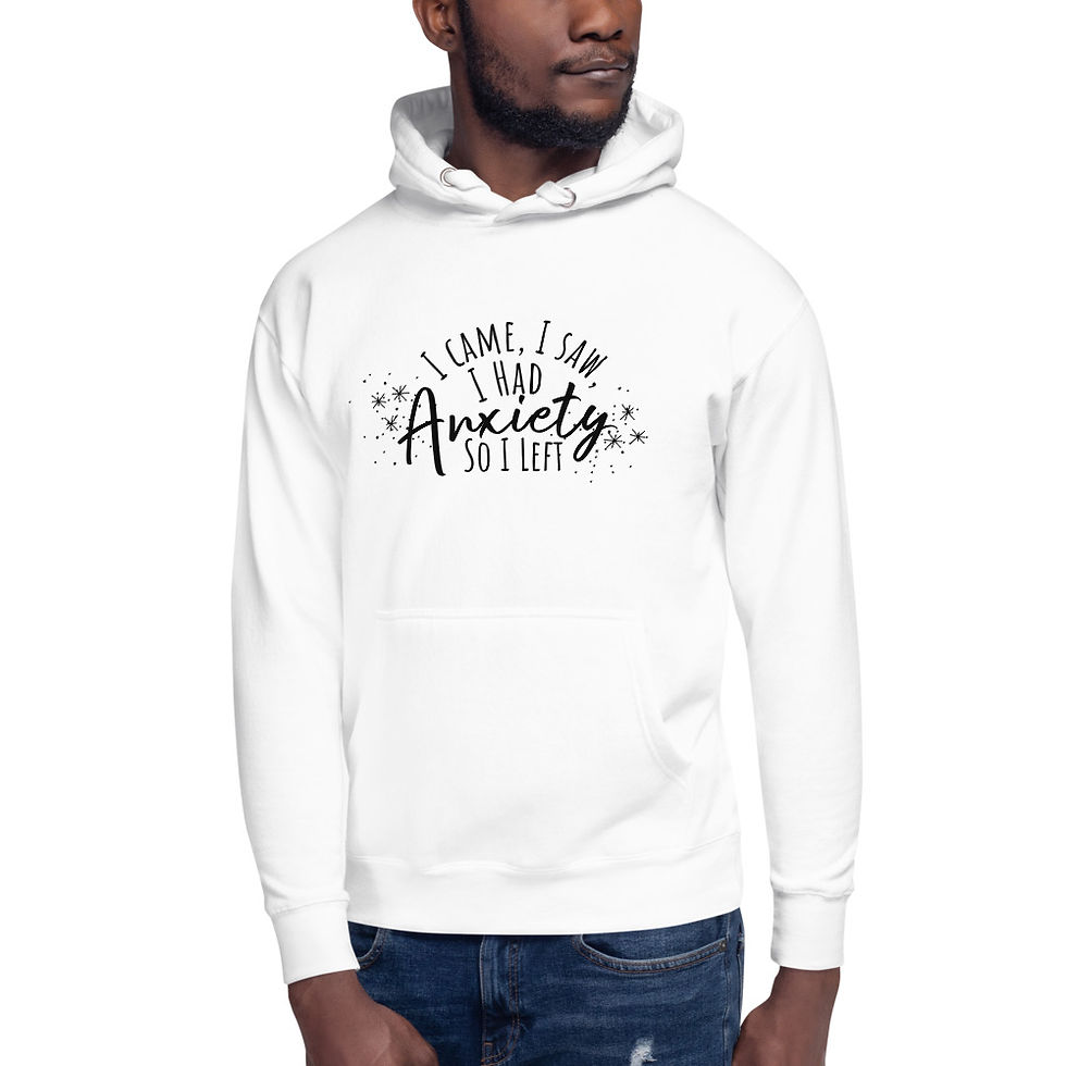 Thumbnail: "Anxiety" Light Scheme Unisex Hoodie