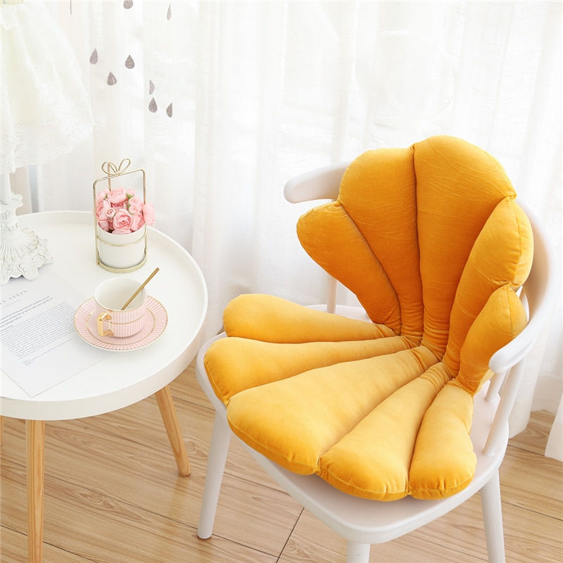 Thumbnail: Luxury Velvet Shell Stuffed Chair Seat Cushion
