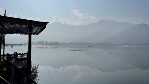 View From Pakhtoon House Boat, Dal Lake