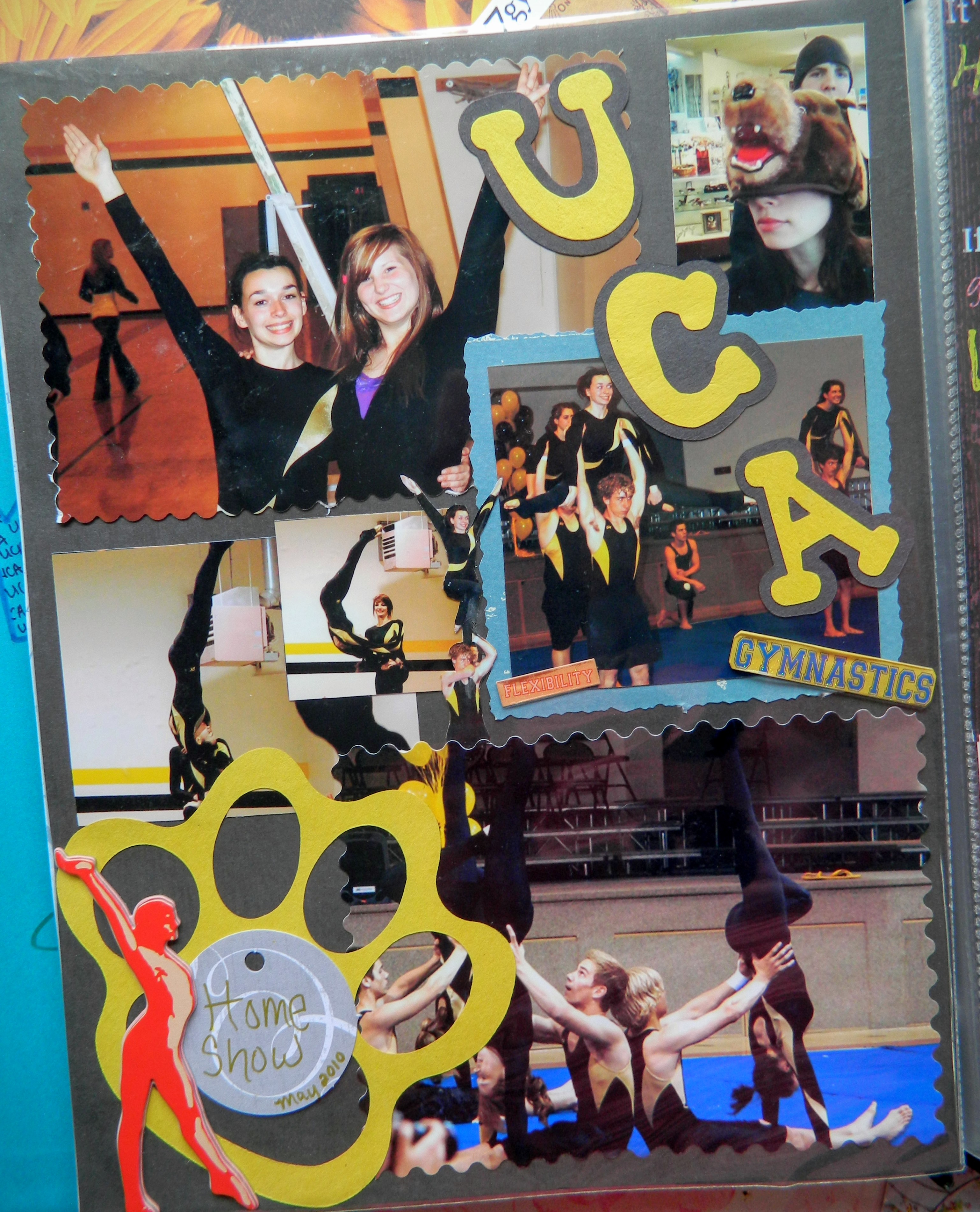gymnastics scrapbook
