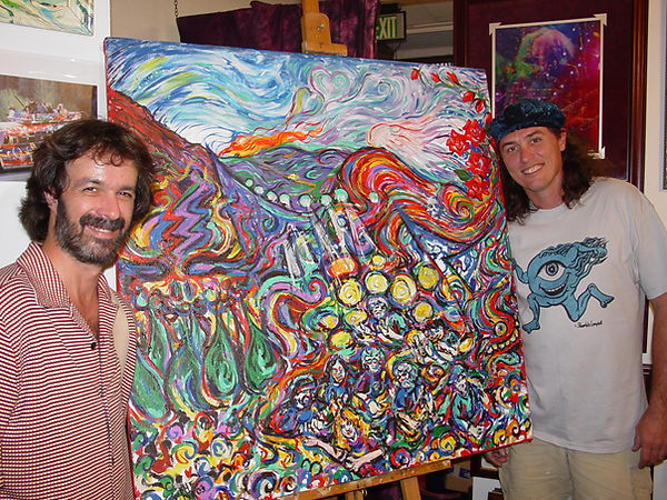 Artists Richard Biffle & Scramble Campbell The Dead Red Rocks 2003.JPG