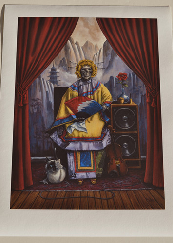 グレートフルデッドのポスター 2004GDP R Biffle 2004 Grateful Dead: “40th Anniversary” Poster By R. Biffle