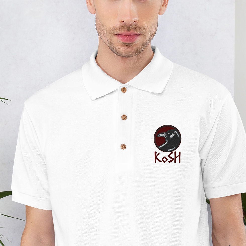 Thumbnail: KoSH Logo Acronym Embroidered Polo Shirt (Multi Colors)