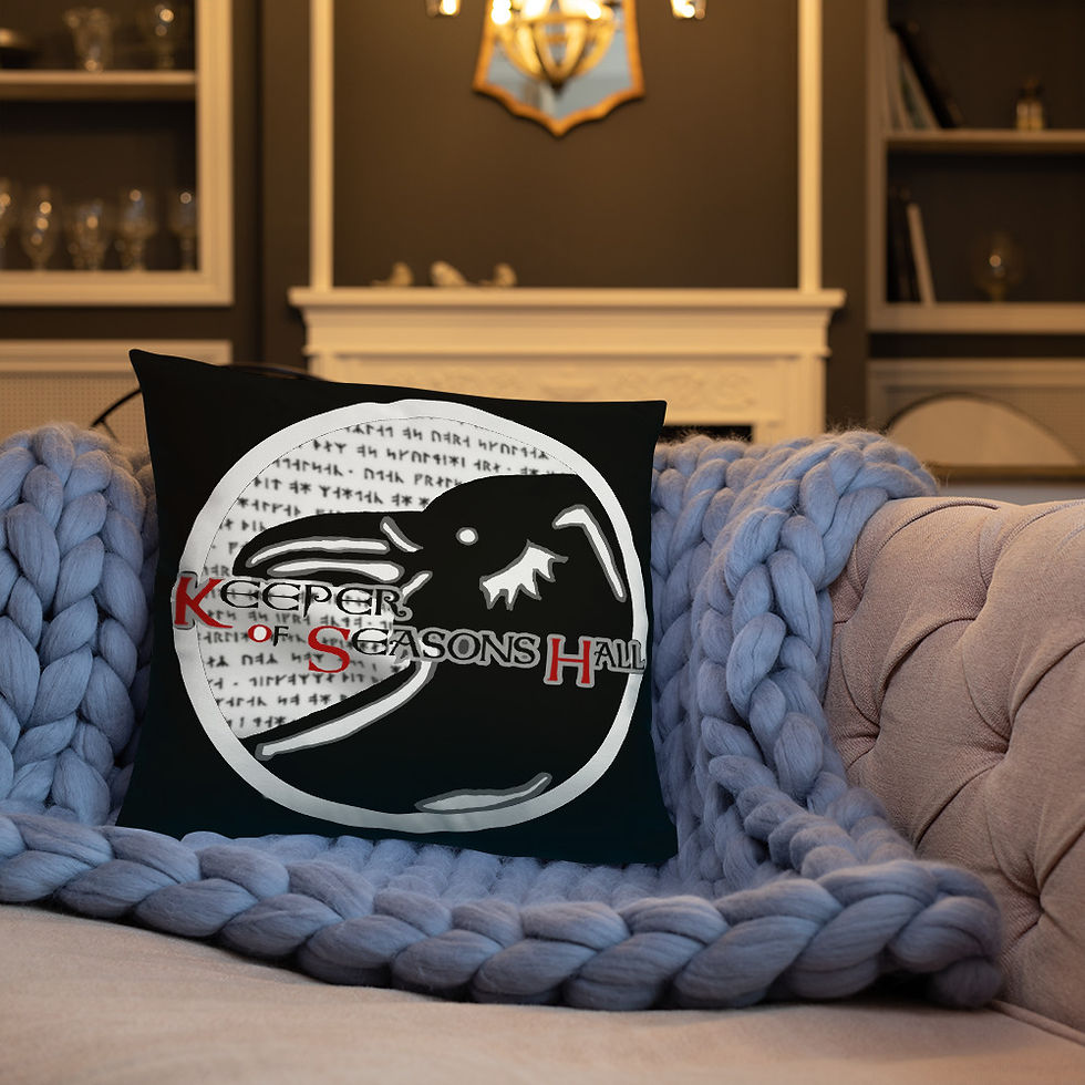 Thumbnail: KoSH Logo Black Pillow