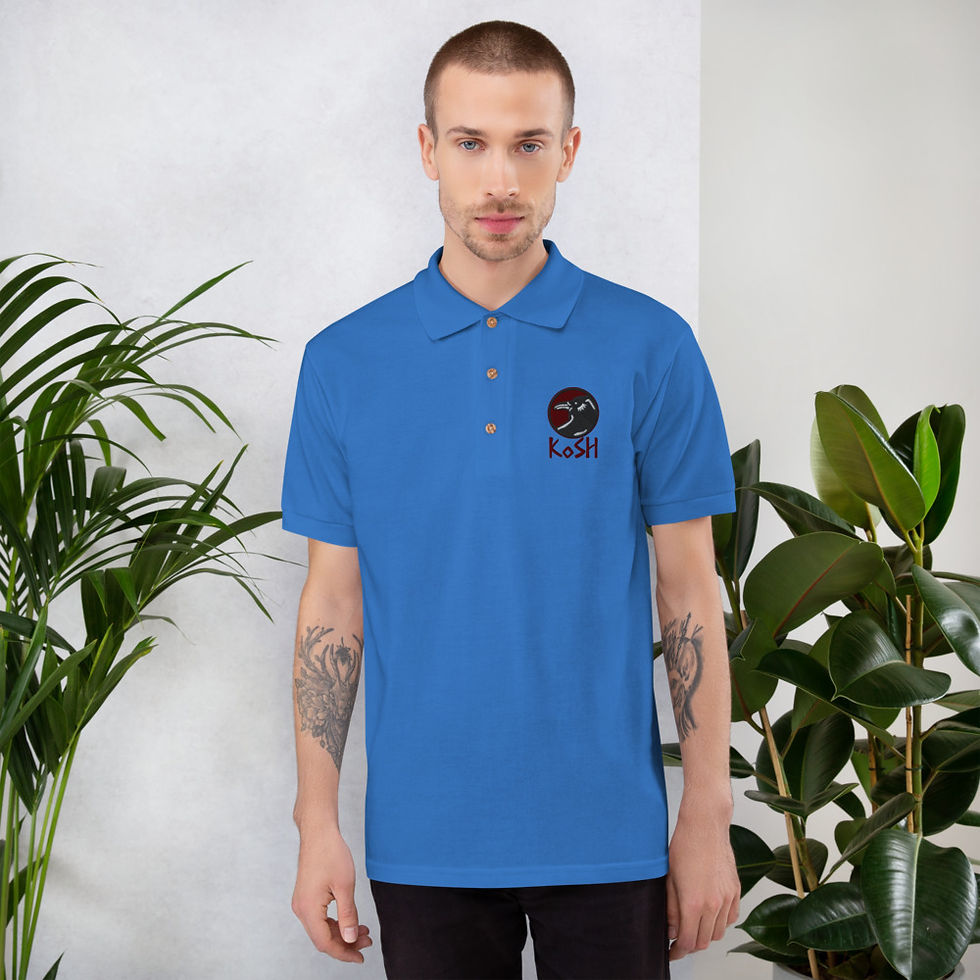 Thumbnail: KoSH Logo Acronym Embroidered Polo Shirt (Multi Colors)