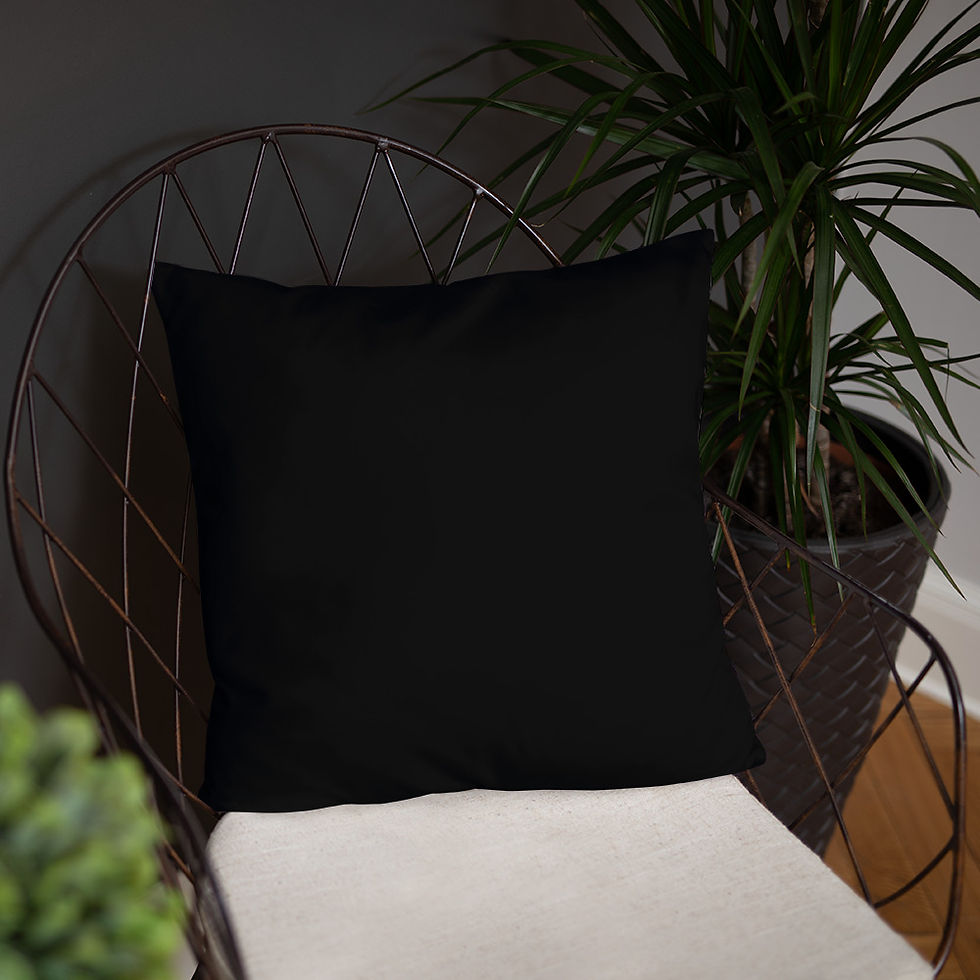 Thumbnail: KoSH Logo Black Pillow