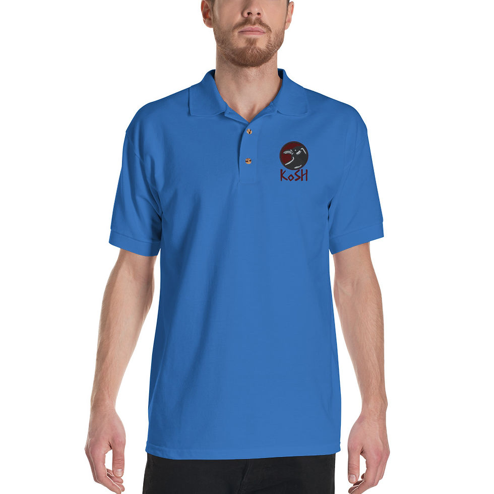 Thumbnail: KoSH Logo Acronym Embroidered Polo Shirt (Multi Colors)
