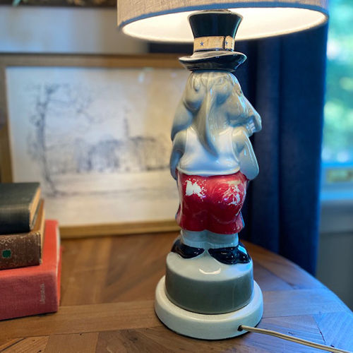 Thumbnail: Vintage Boxing Donkey Lamp