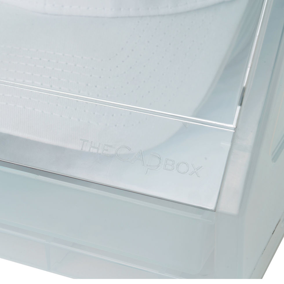 Thumbnail: The CapBox 2.0 (2 Pack Clear) Hat Organizer for Baseball Caps