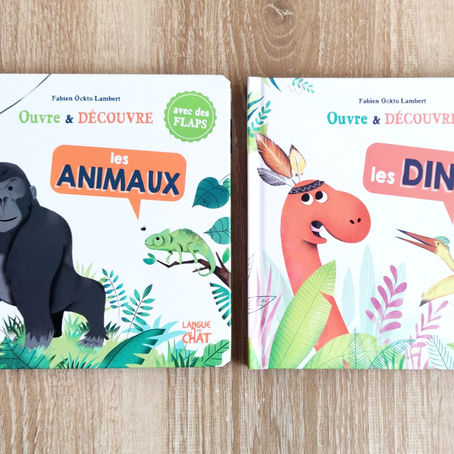 [ LECTURE ] Les livres « Ouvre & Découvre » - Langue Au Chat