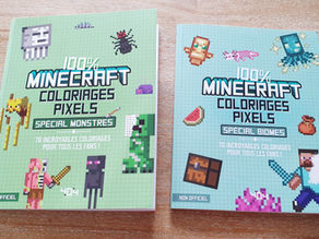 [ LOISIRS CRÉATIFS ] Coloriages pixels 100% Minecraft