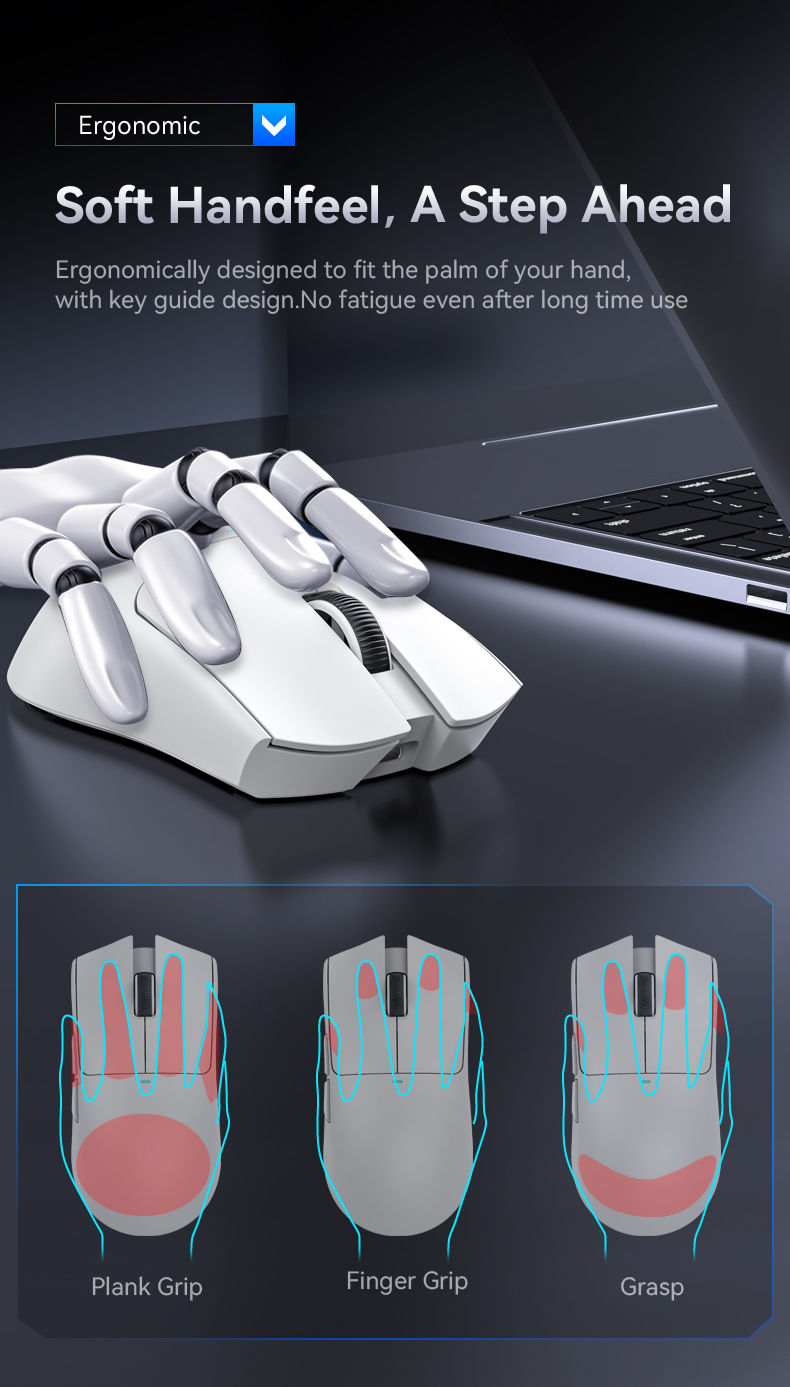 Thumbnail: Attack Shark X11 Wireless Gaming Mouse with Magnetic Charging Dock