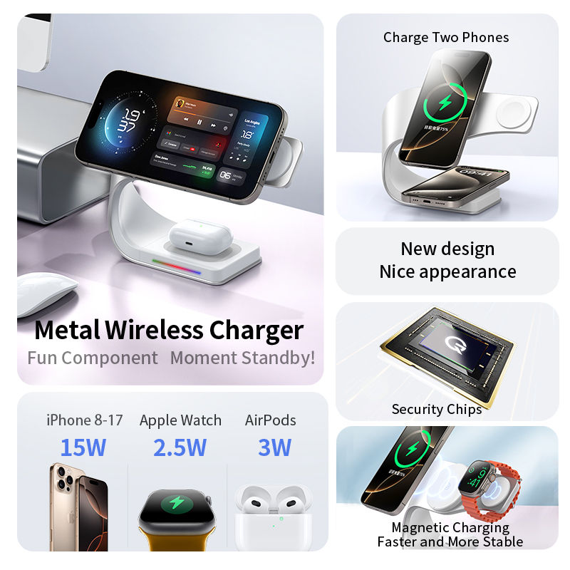 Thumbnail: 4-in-1 Magnetic Wireless Charging Stand