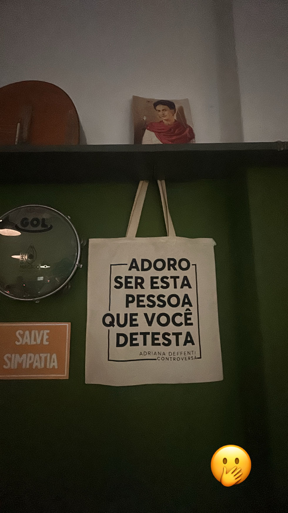 hoje, na casa do matriarcado.