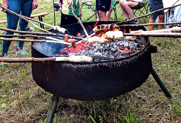 Feuerschale mit Steckerlbrot