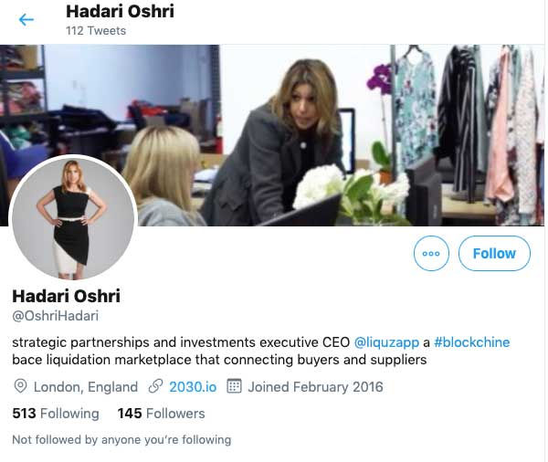 Hadari Oshri deactivates LinkedIn account after PPE exposé and anti-SLAPP legal battle loss. She is linked to Marc Lubaszka's Fly Private X jet company