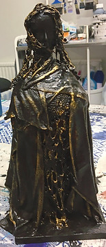 Skulptur av Klara Yvonne Klingspor