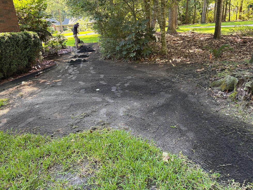 yard leveling