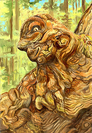 Linda MacDonald Sappy Sam (famous burl of the Redwood Hwy)