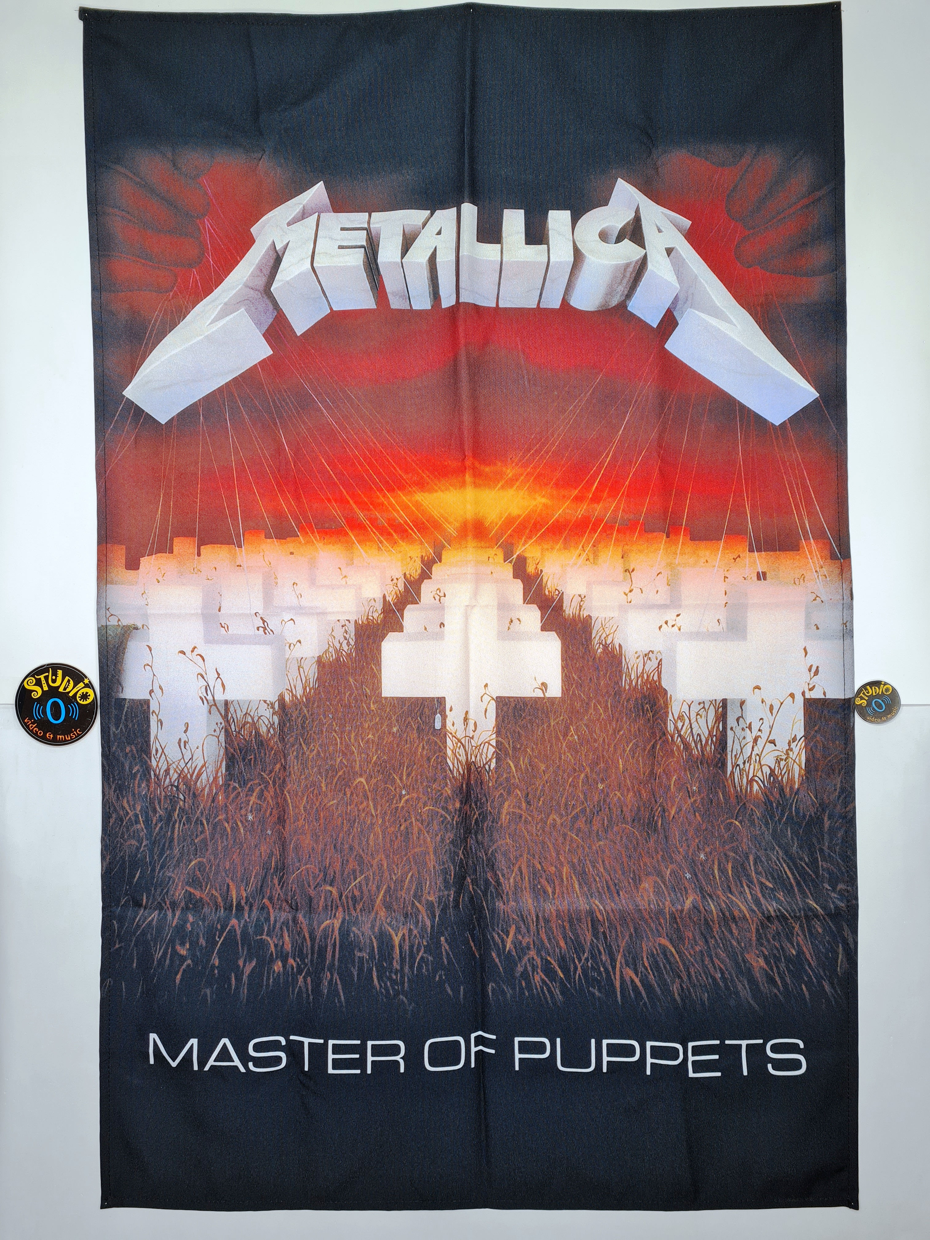 Metallica - Master Of Puppets Flag (Fabric-Bandera)
