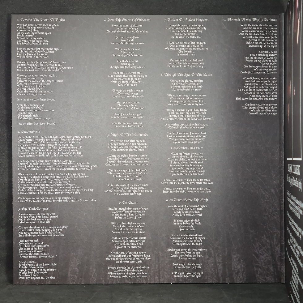 Miniatura: The Kovenant - In Times Before The Light (Ltd. Re-Edt.'23 Glacier Splatter 2 LP)