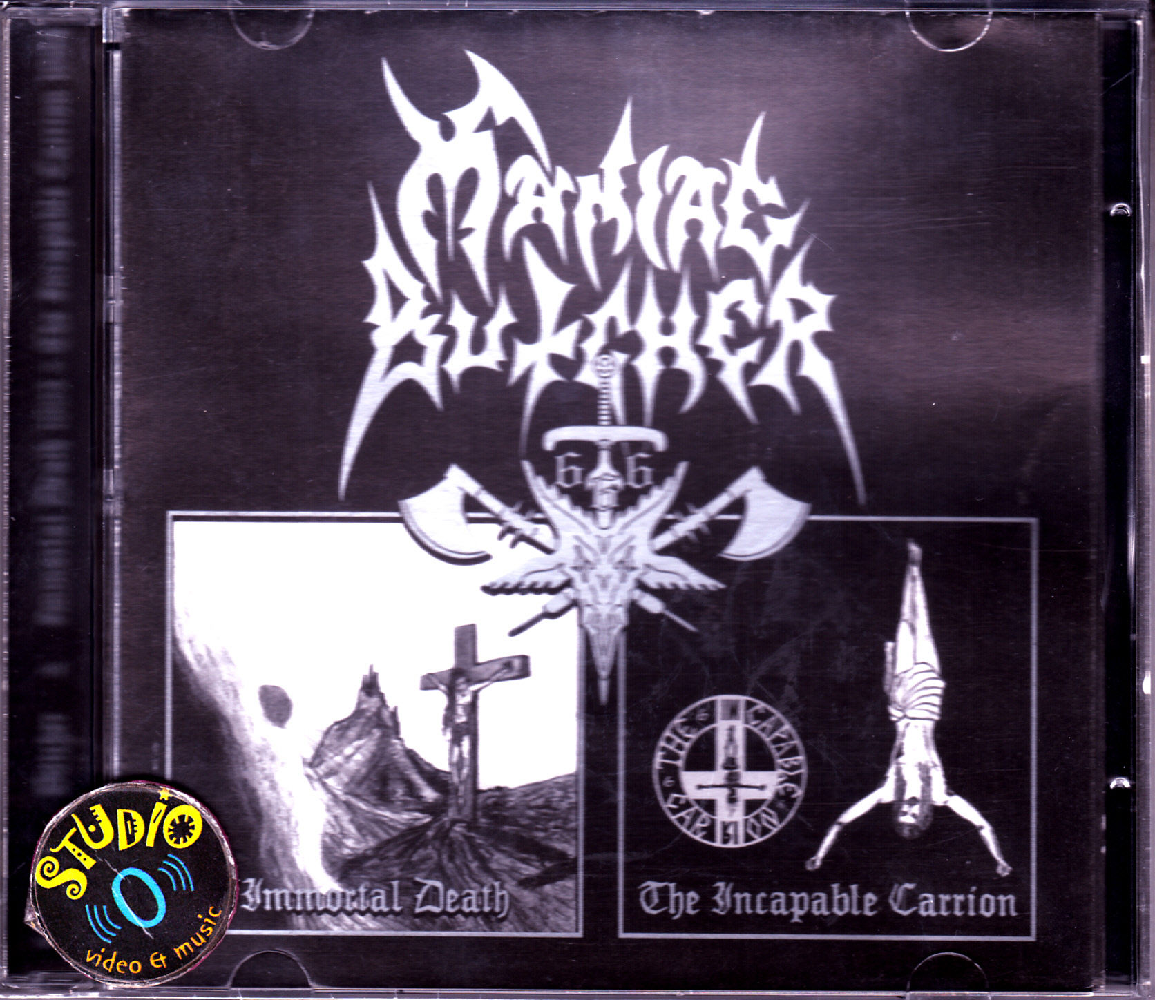 Maniac Butcher - Immortal Death + The Incapable Carrion (Ltd. Re-issue Compilati