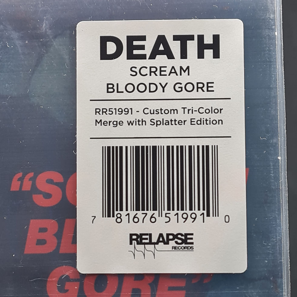 Miniatura: Death - Scream Bloody Gore (Ltd. Re-issue 2024 Dlx. Colored LP w/Silver foil)