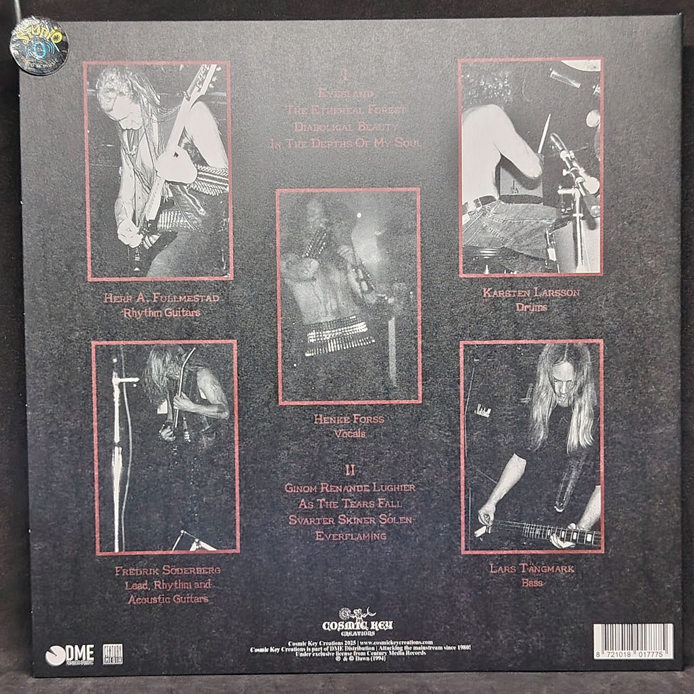 Miniatura: Dawn - Nær Sólen Gar Niþer For Evogher (Ltd. Dlx. Re-issue 2025 Edt. Splatter)