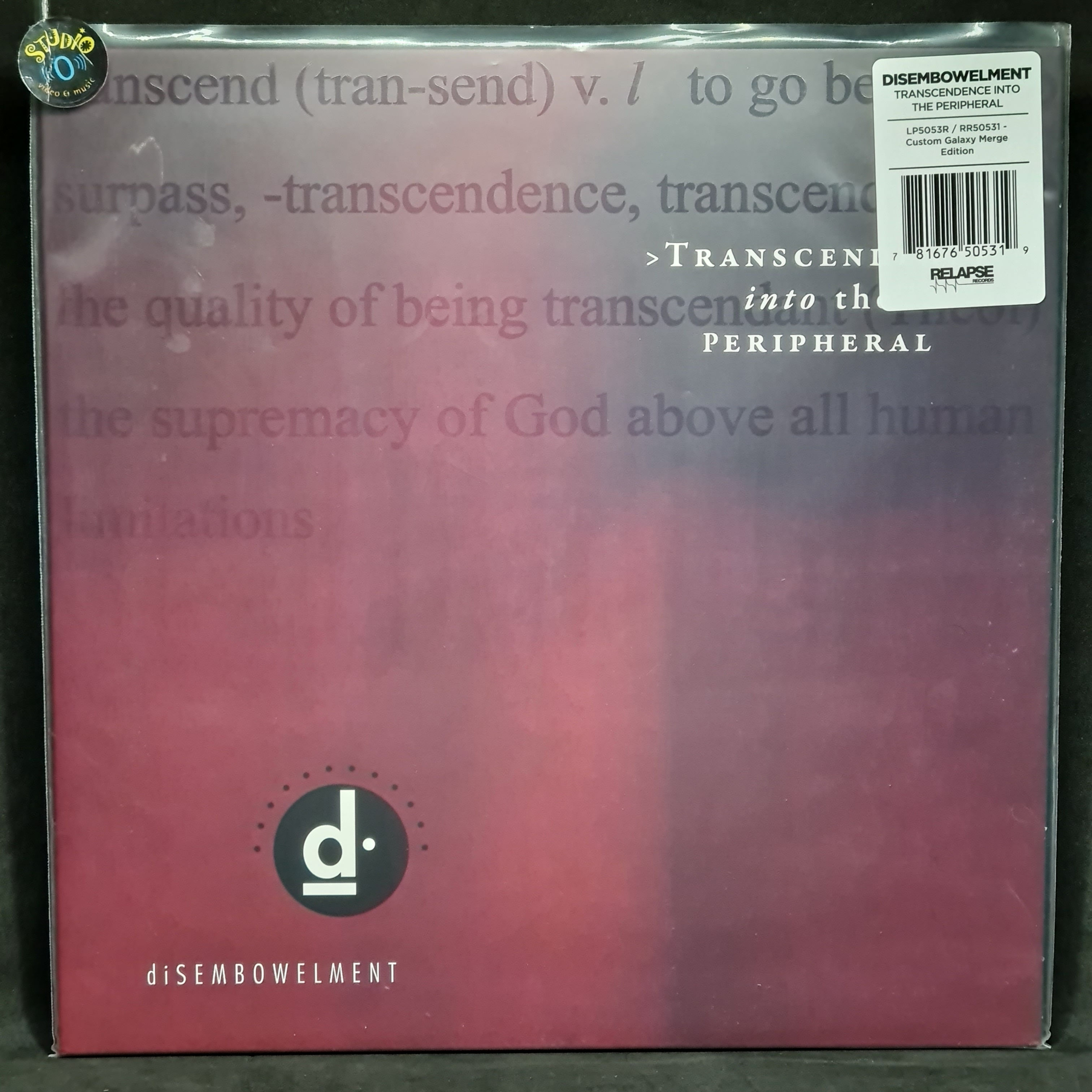Disembowelment - Transcendence into the Peripheral (Ltd. Re-issue 2020 Edt. Colo