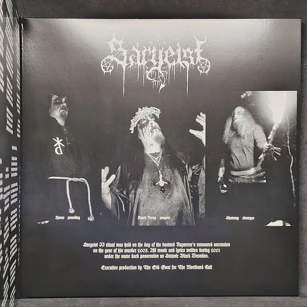 Miniatura: Sargeist - Disciple Of The Heinous Path (Ltd. Re-issue 2024 Edt. Colored Gatefol