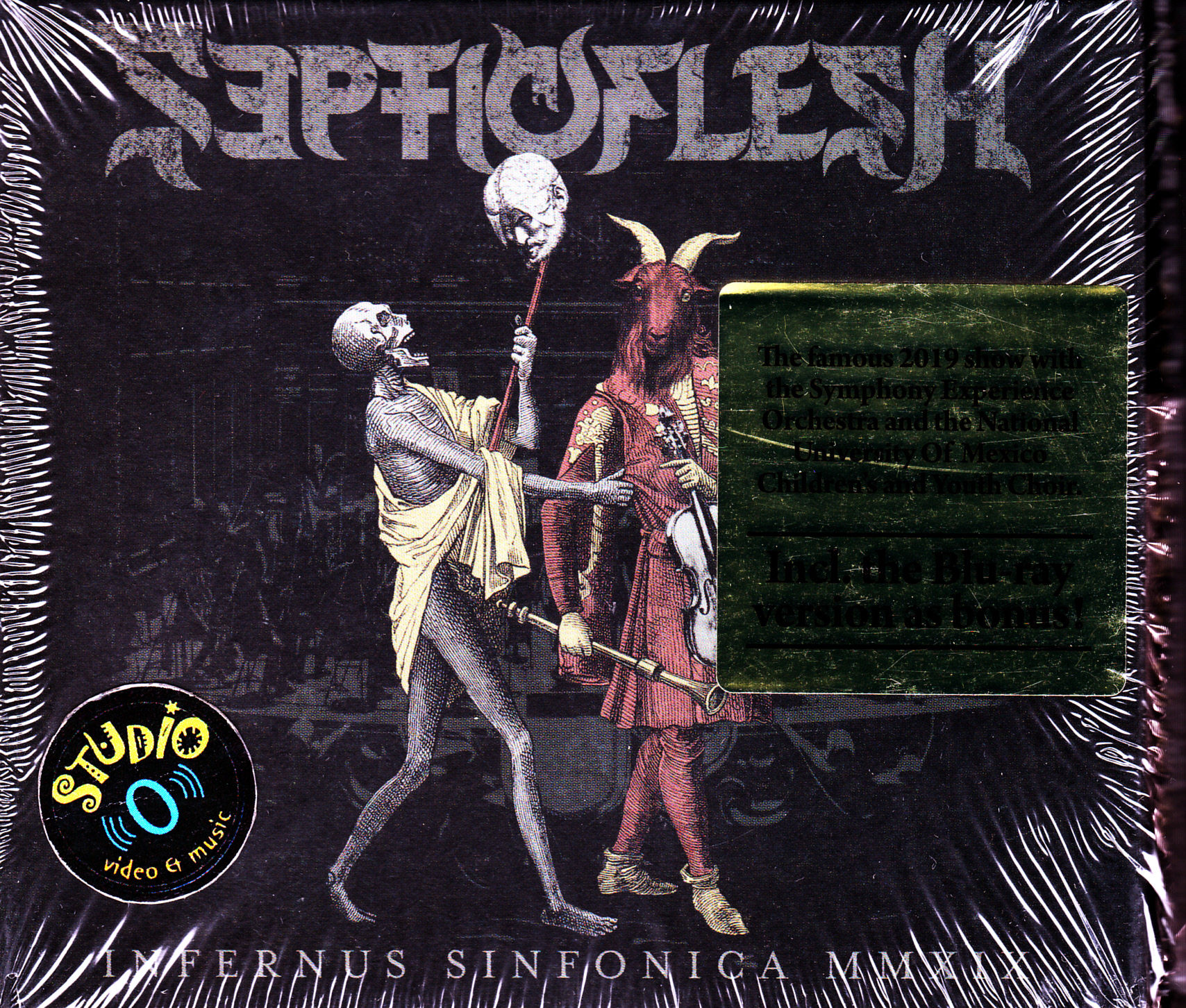 Septicflesh - Infernus Sinfonica MMXIX (Ltd. Edit. Deluxe Digipack 2 CD+BLU-RAY)