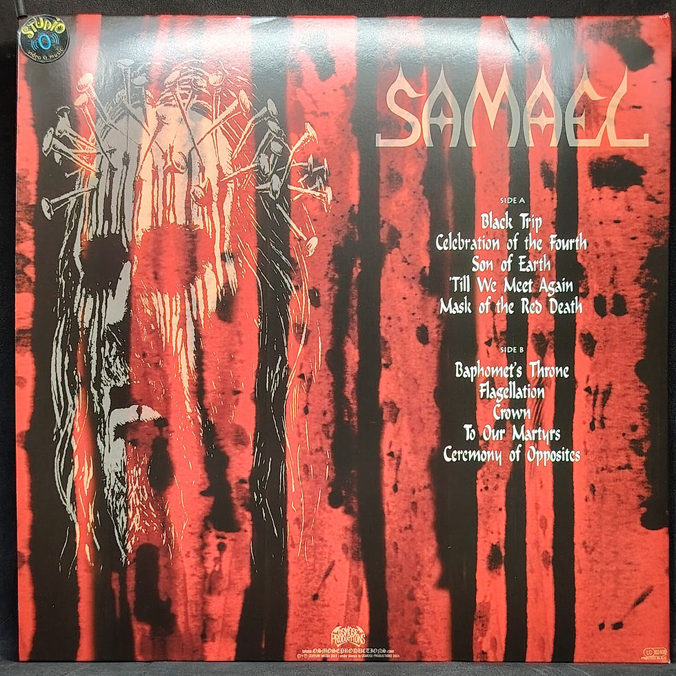 Miniatura: Samael - Ceremony of Opposites (Ltd. Edt. Reissue 2026 on Graphite Vinyl)