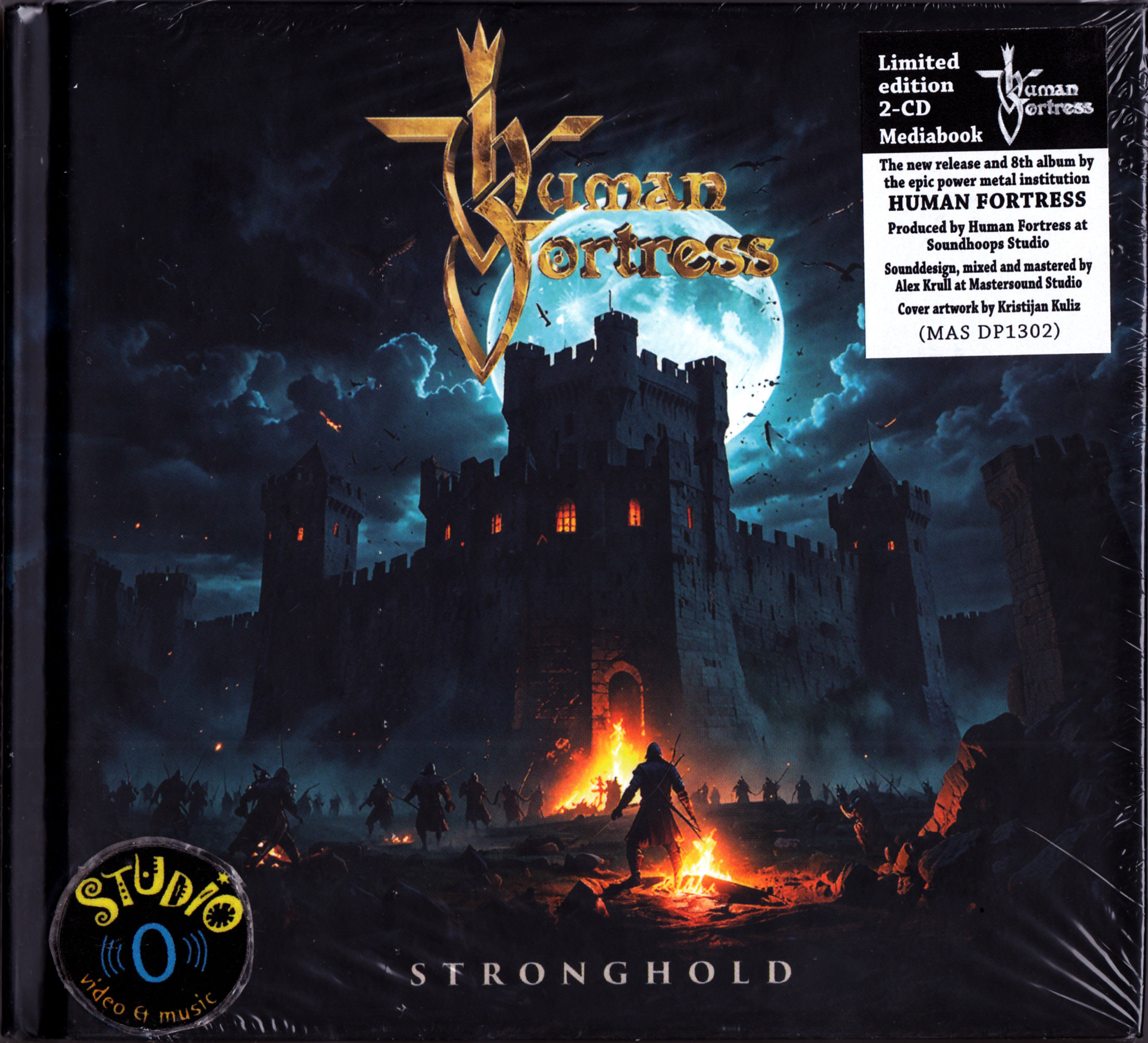 Human Fortress - Stronghold (Luxurious hardcover 2025 on Double CD digibook)