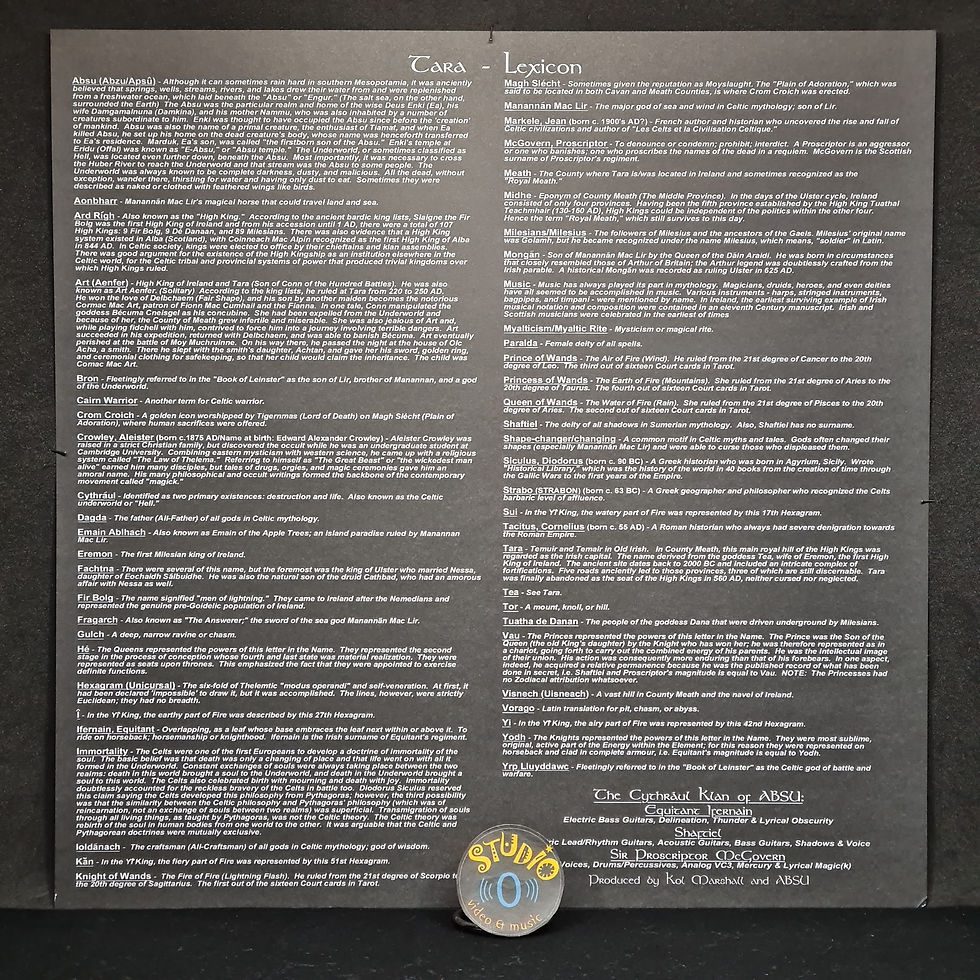 Miniatura: Absu - Tara (Ltd. Edit. Colour 2 LP)