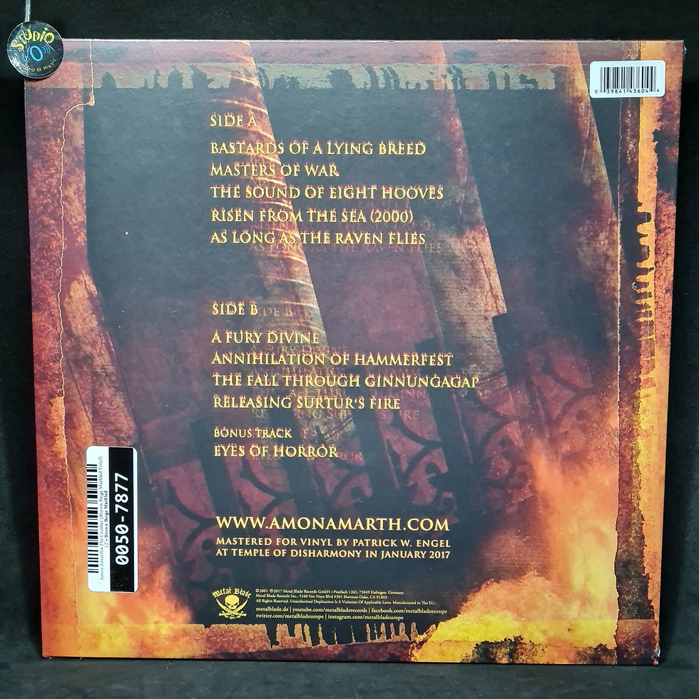 Miniatura: Amon Amarth - The Crusher (Ultimate Vinyl Edt. Re-issue 2022 Colored LP)